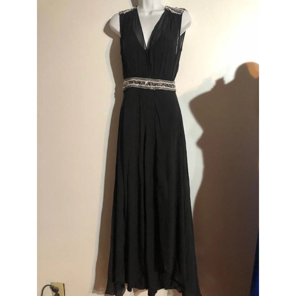 Haute Hippie Silk Jumpsuit With Cape Bottom - Picture 3 of 3